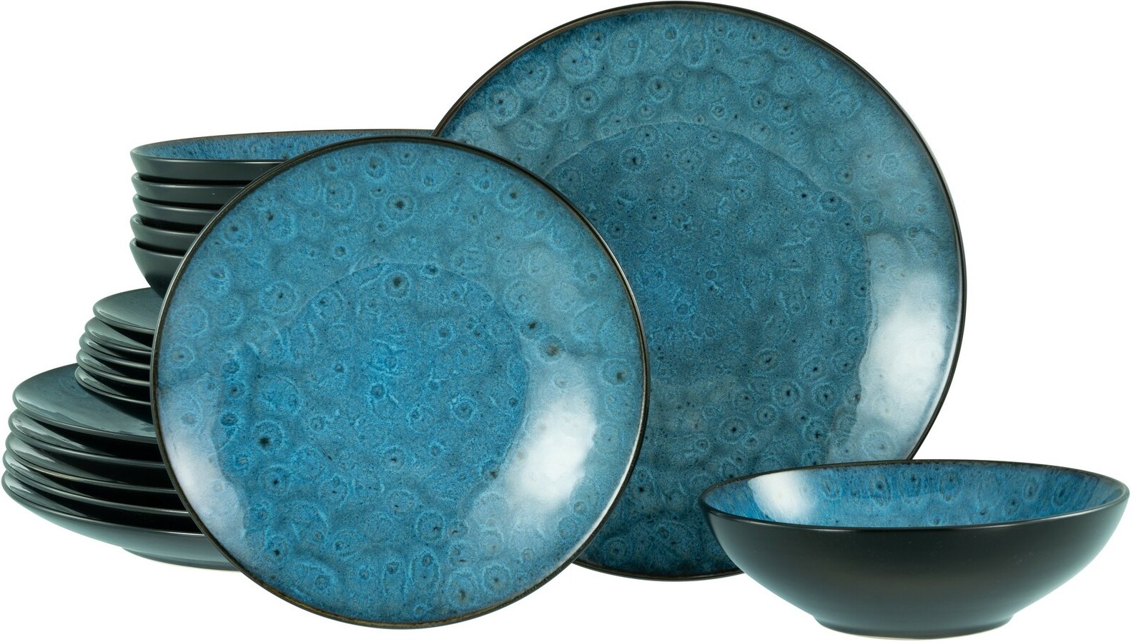 Thumbnail - Creatable Tellerset 18-tlg CAPRI, Steinzeug