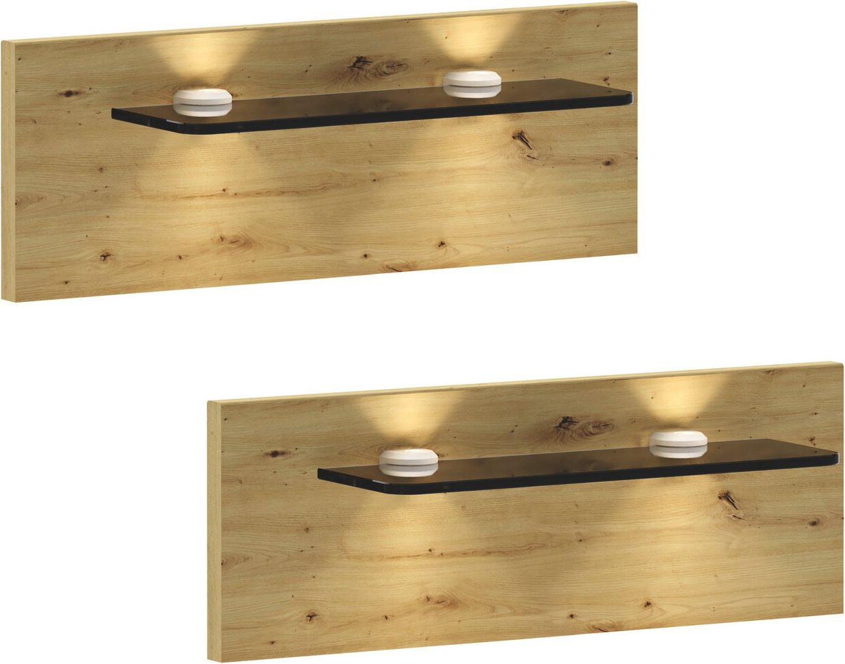 Linea Natura Nachtkonsolen-Paneele (Paar) CARDIFF