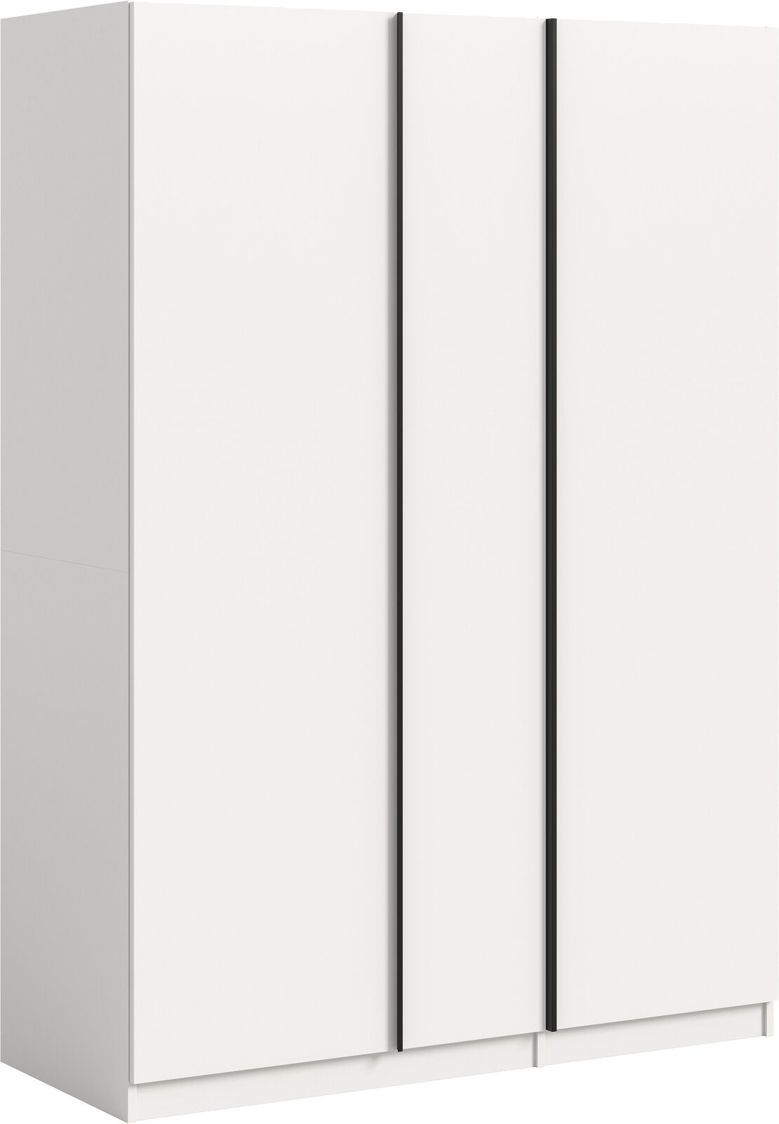 MID.YOU Kleiderschrank 3-türig OAKLAND, Holznachbildung