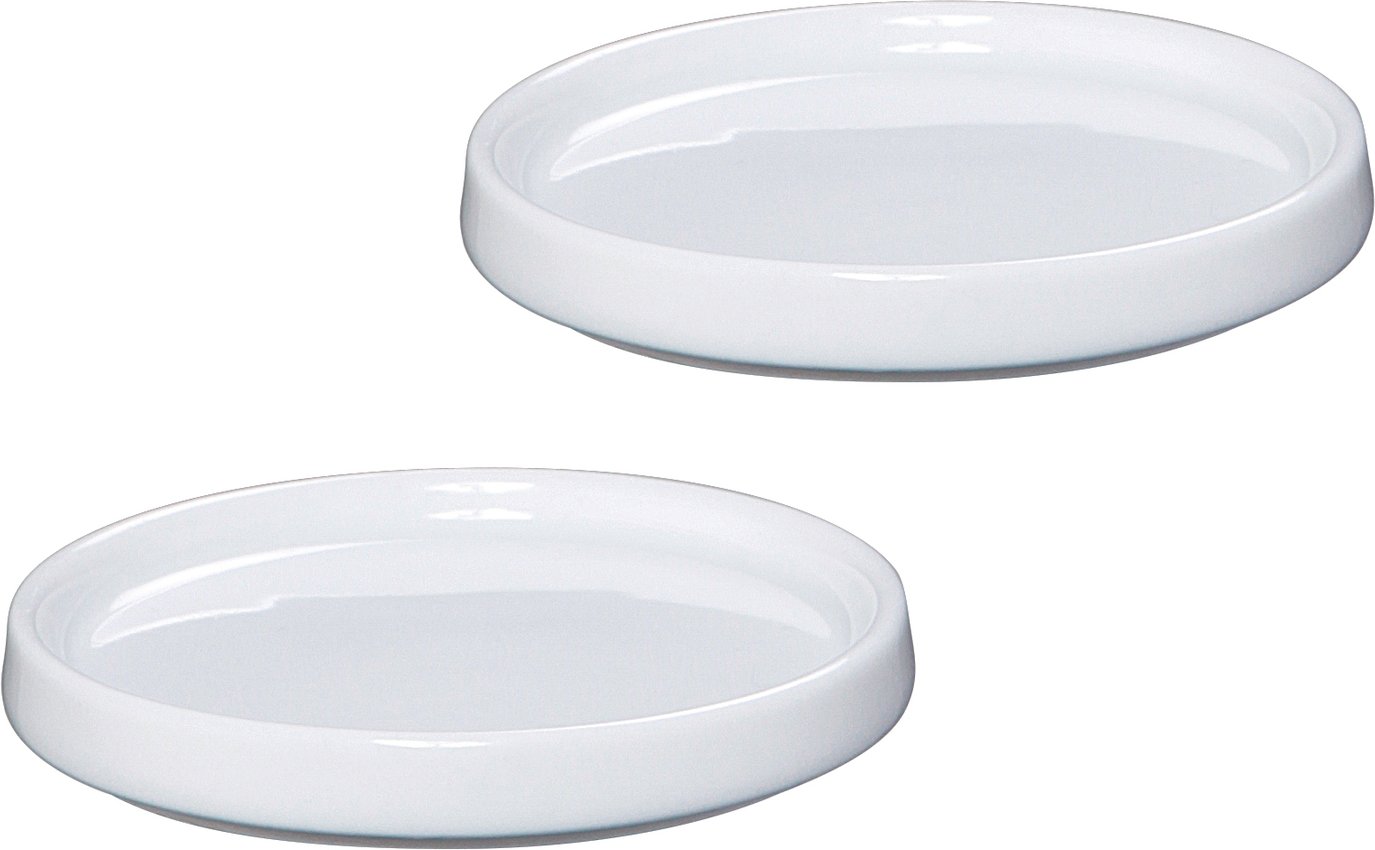 Zassenhaus 2er Mühlenuntersetzer, Porzellan