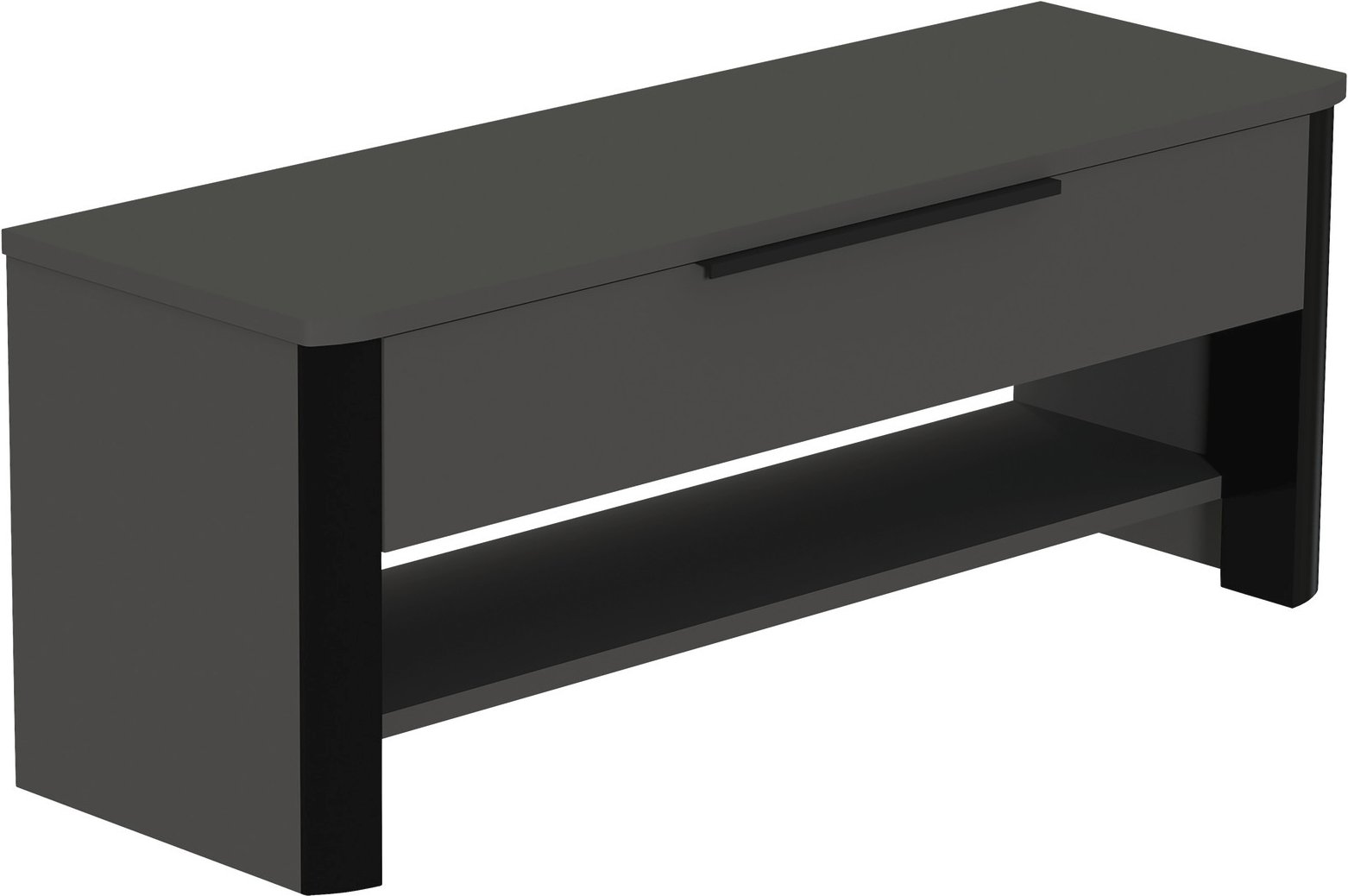 Dieter Knoll Garderobenbank SIENA, Holznachbildung