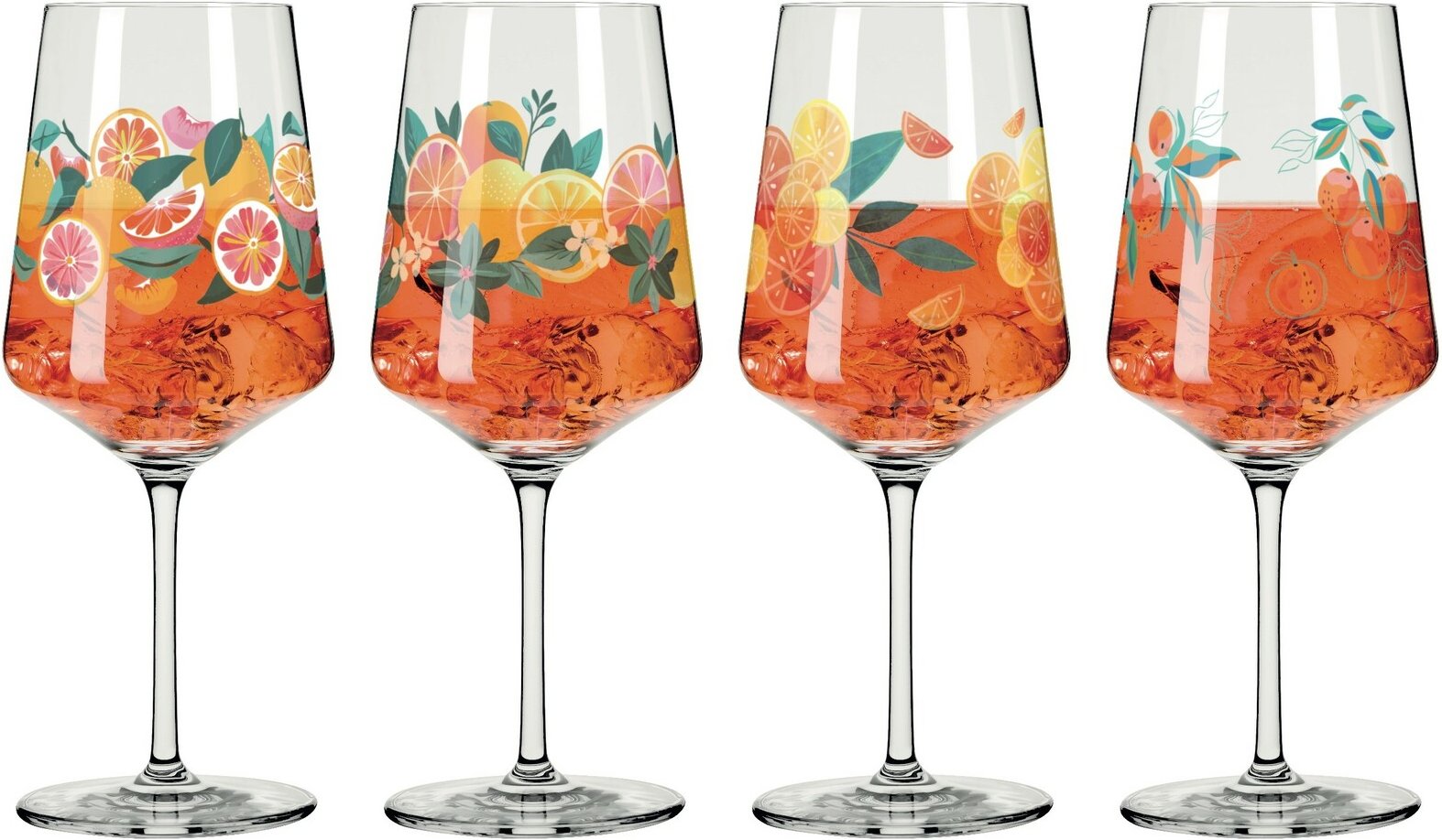 Ritzenhoff Aperizzo 4er-Set SOMMERRAUSCH, Kristallglas