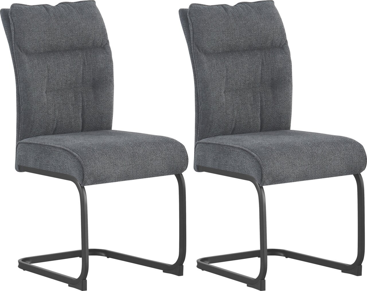 MID.YOU Schwingstuhl 2er-Set FRIEDA, Polyester