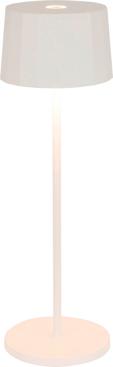 Dieter Knoll Akku- Tischleuchte, Aluminium