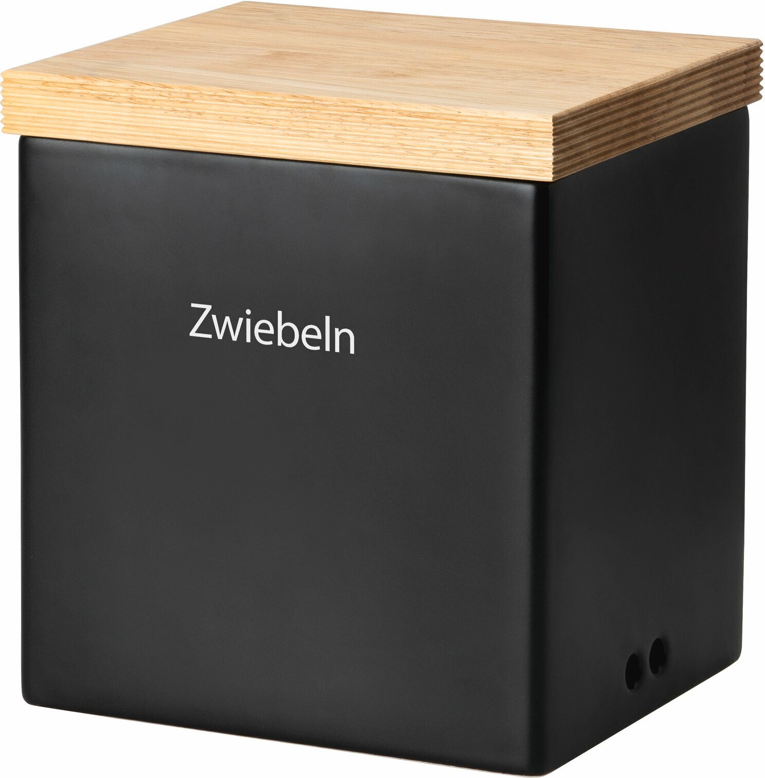 Continenta Vorratsdose schwarz, Keramik