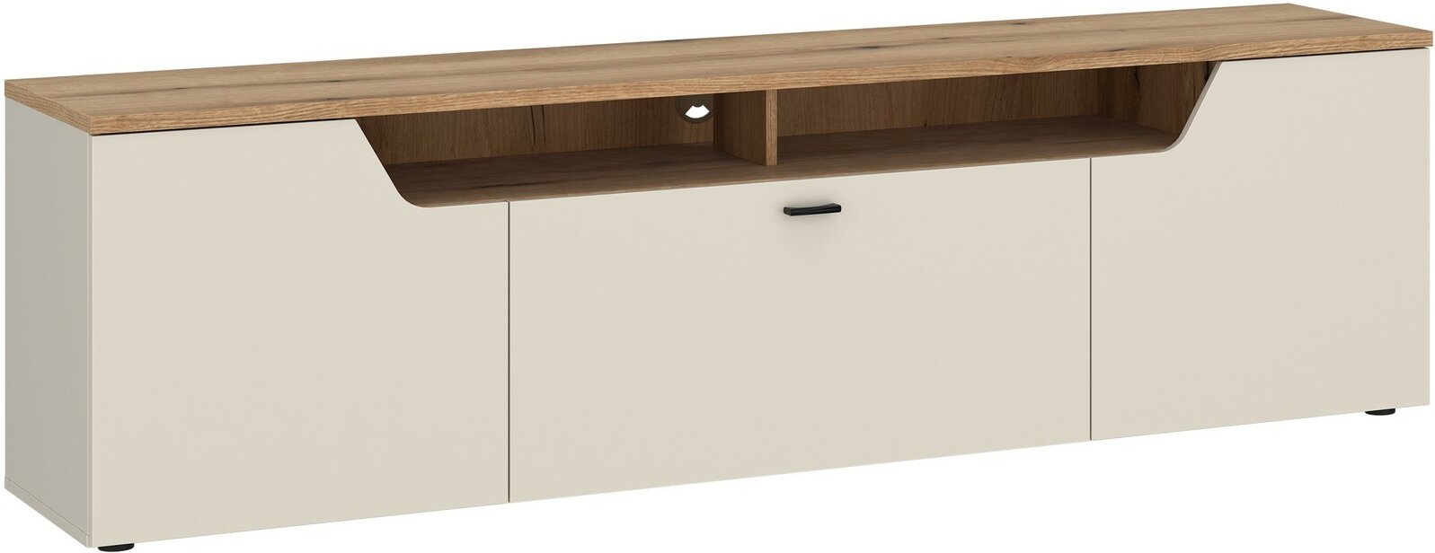 Z2 TV-Lowboard CUT OUT, Holznachbildung