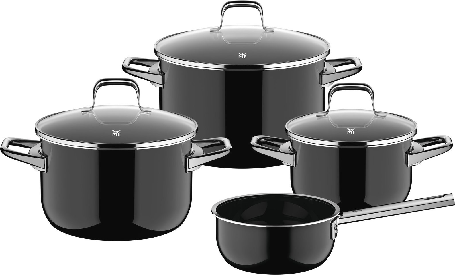 WMF Topfset 4-tlg. FUSIONTEC ESSENTIAL PRO, Edelstahl