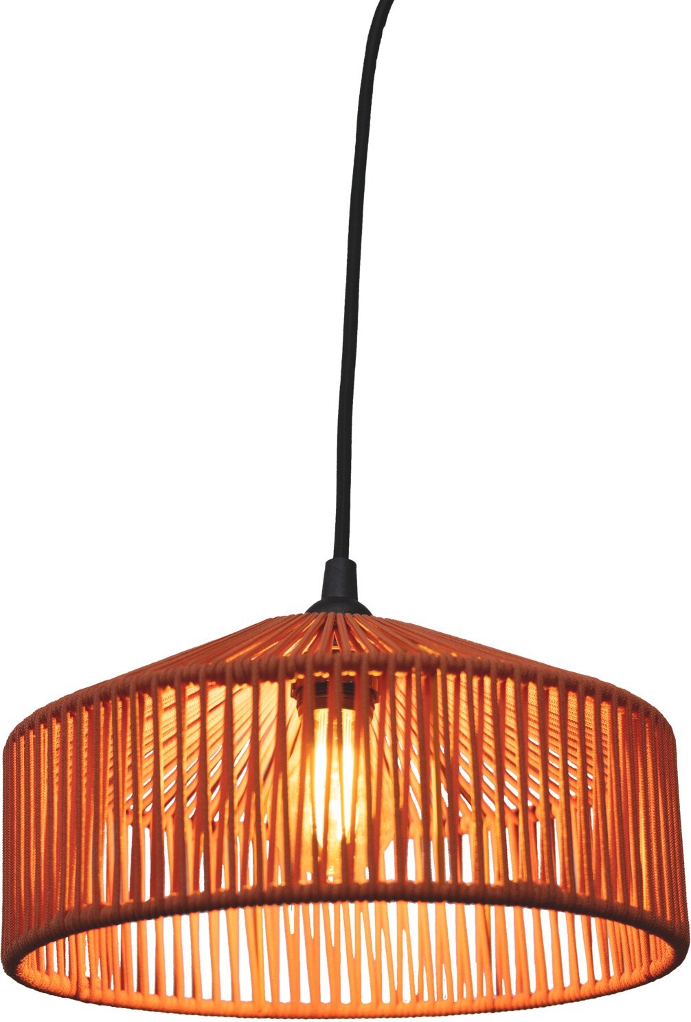 Newgarden Outdoor-Hängeleuchte CALABARDINA, terracotta, Naturfasern