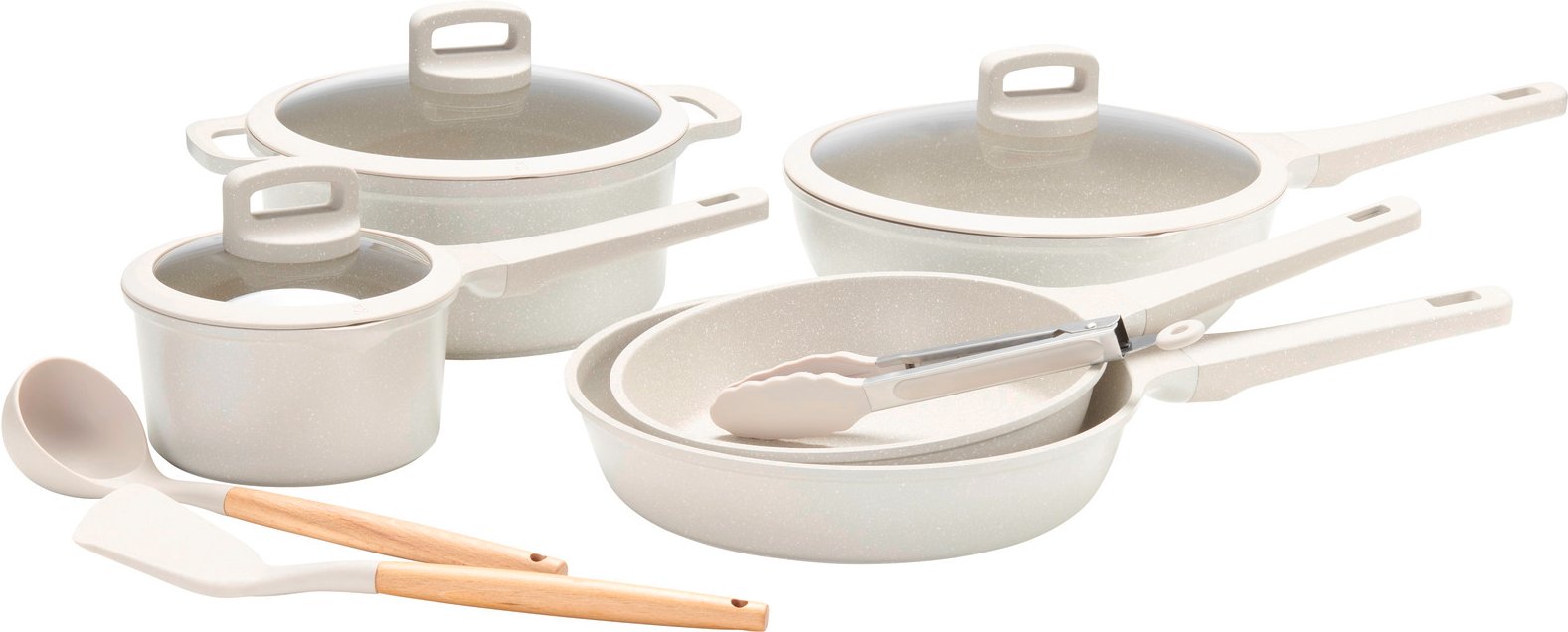 Homeware Kochtopfset 8-tlg., Edelstahl