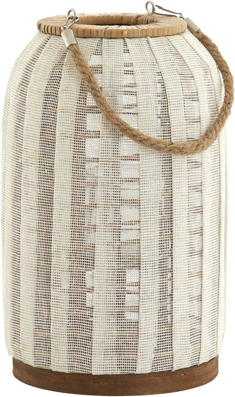 Light&Living Windlicht YLINA 35cm, Leinen