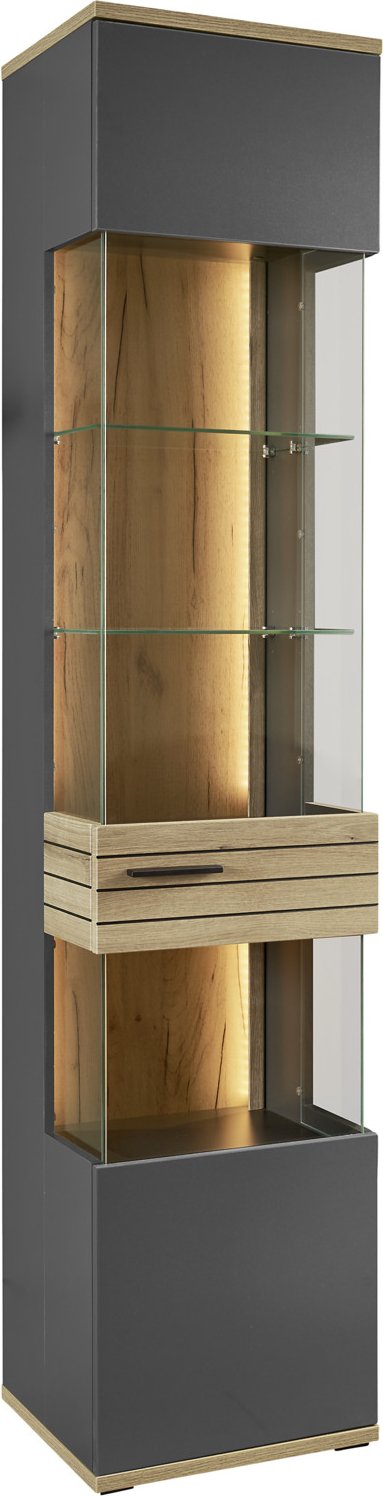 Set one by Musterring Vitrine SET ONE QUINCY, Holznachbildung