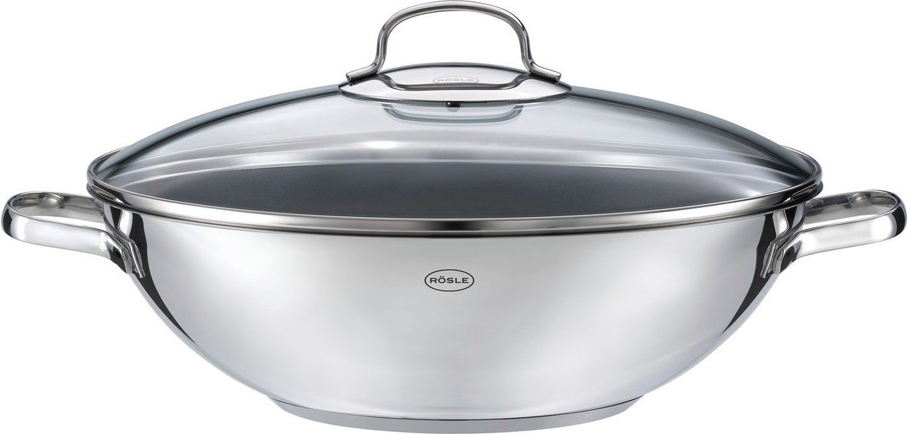 Rösle Wok 32 cm EXCLUSIV, Edelstahl