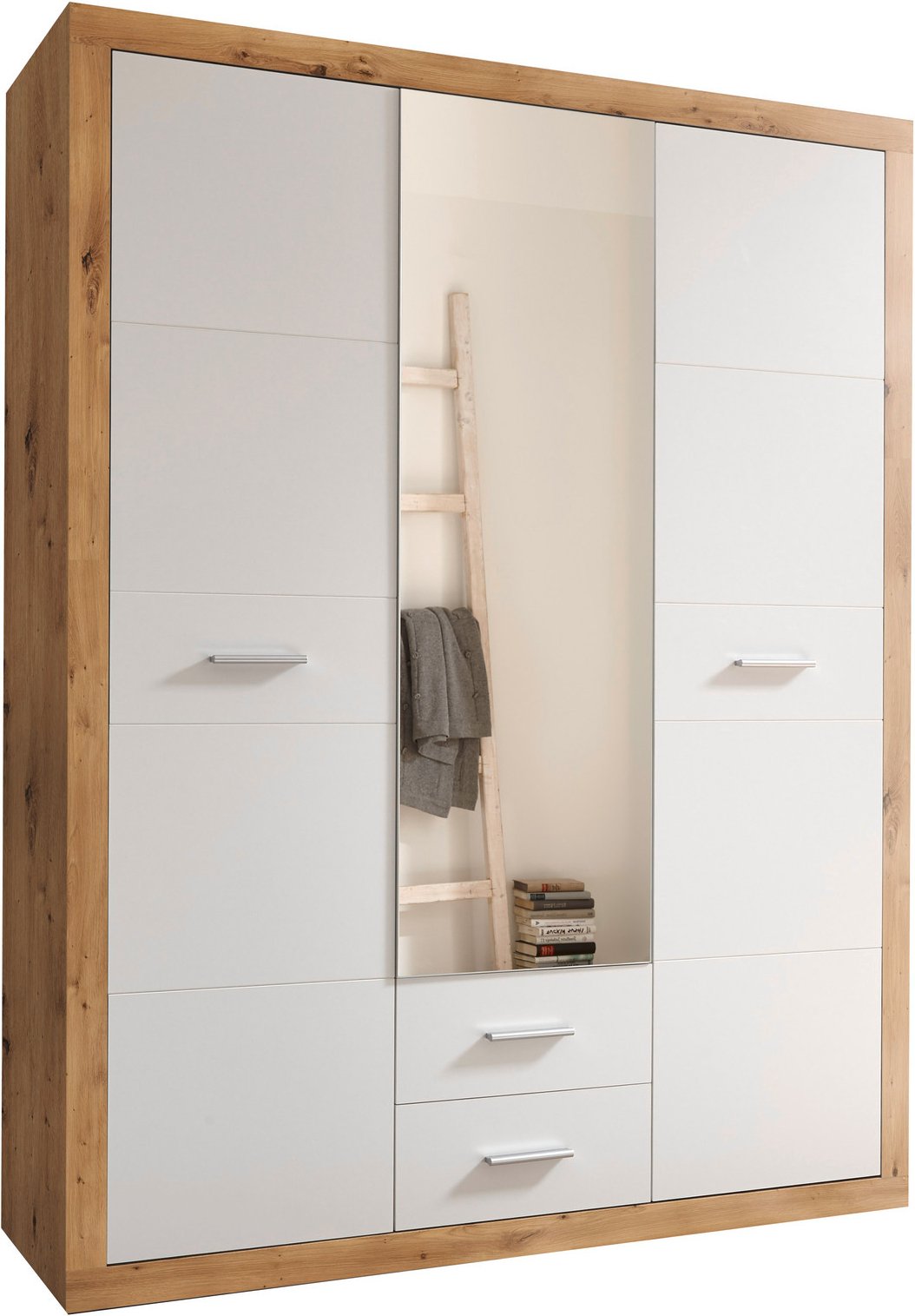 Z2 Drehtürenschrank 3-türig STONE, Holznachbildung