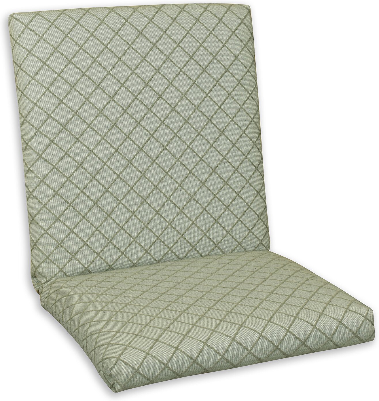 Schwienhorst Niederlehnerauflage TURIN, grün, Mischgewebe