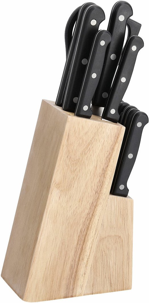 Thumbnail - Zeller Present Messerblock-Set 13-tlg., Holz