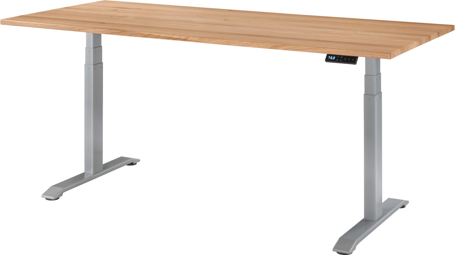 Linea Natura E-Schreibtisch DURABLE OFFICE, Massivholz