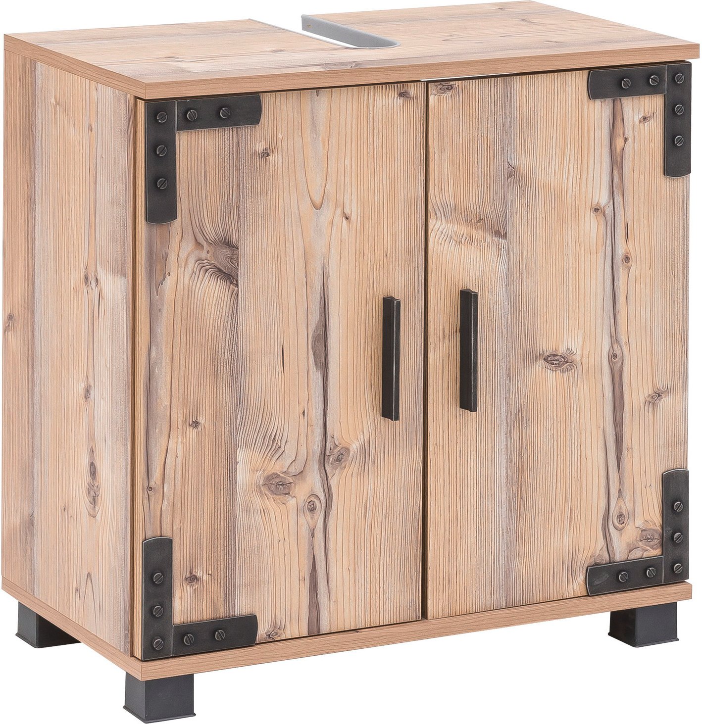 Stylife Waschbeckenunterschrank AKTION, fichte, Holznachbildung