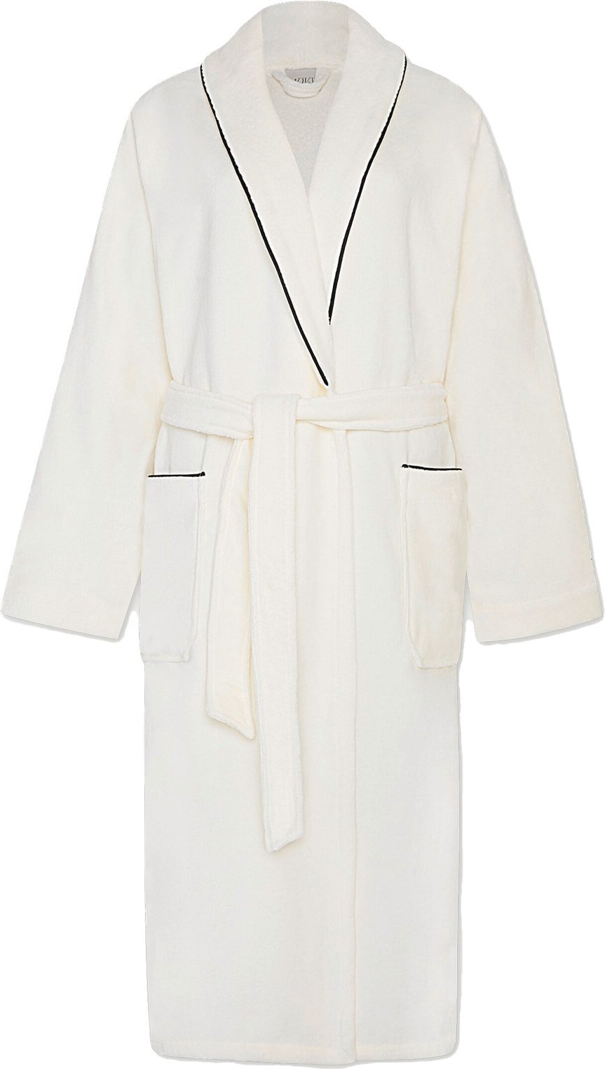 MÖVE Bademantel Schalkragen M HOMEWEAR, Baumwolle