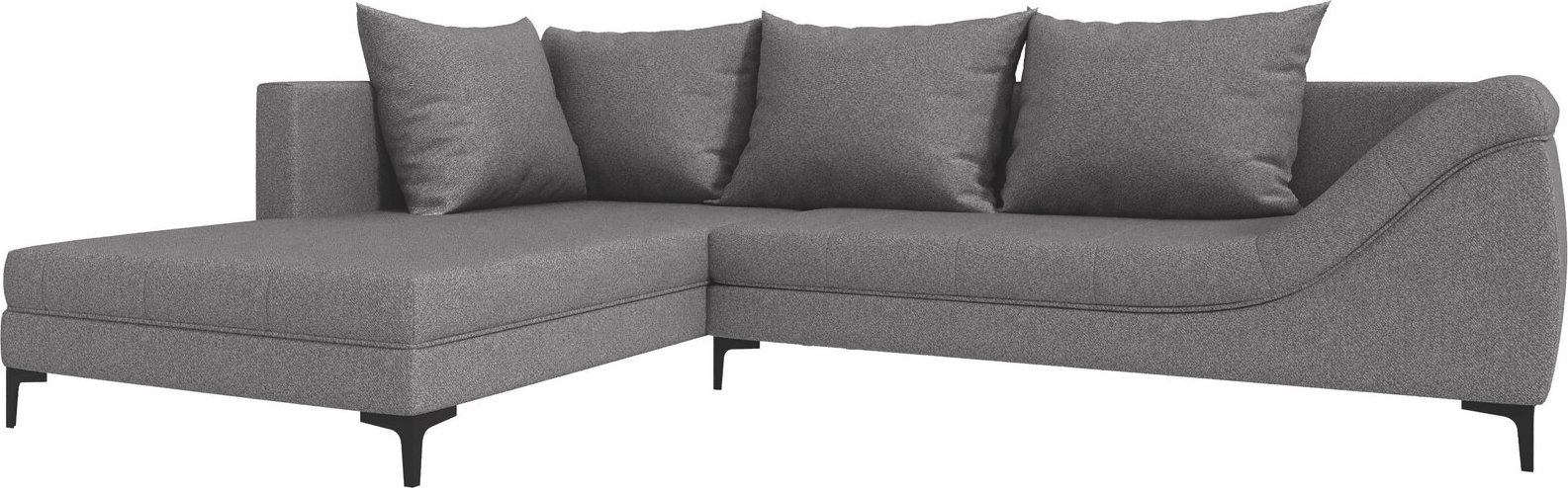 Z2 Ecksofa LINO, anthrazit, Webstoff