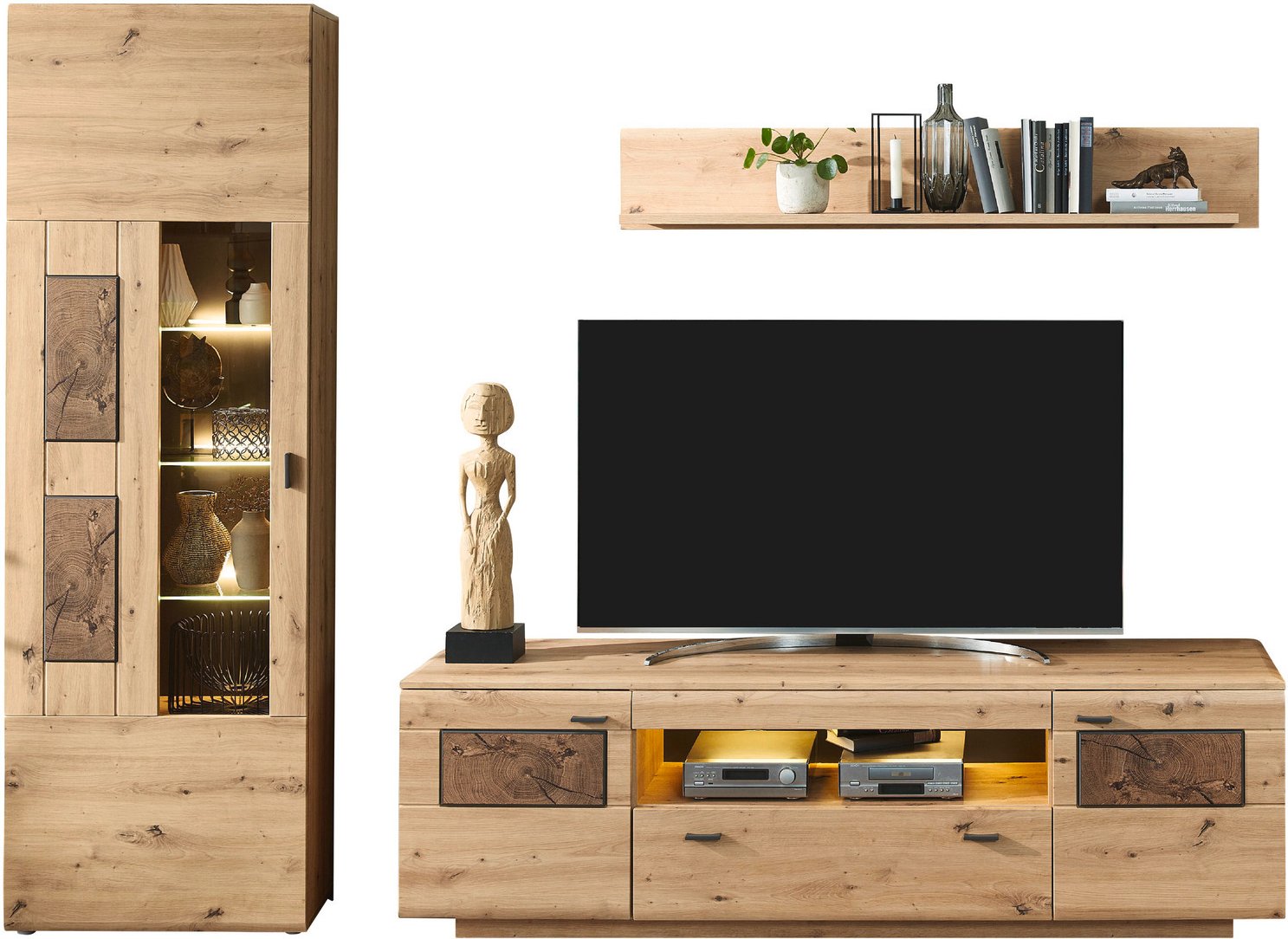 Livetastic Wandkombination MADERA II, Holznachbildung