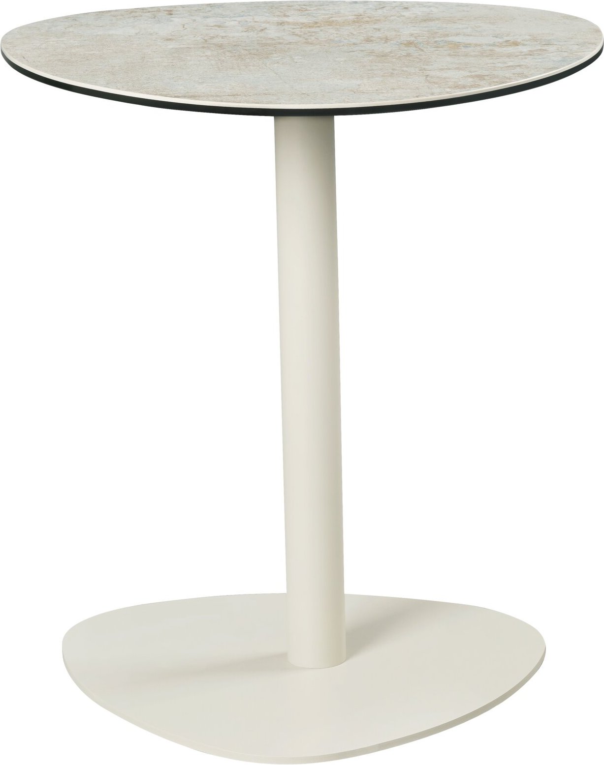 Belluti Beistelltisch BARCELONA, taupe, Keramik