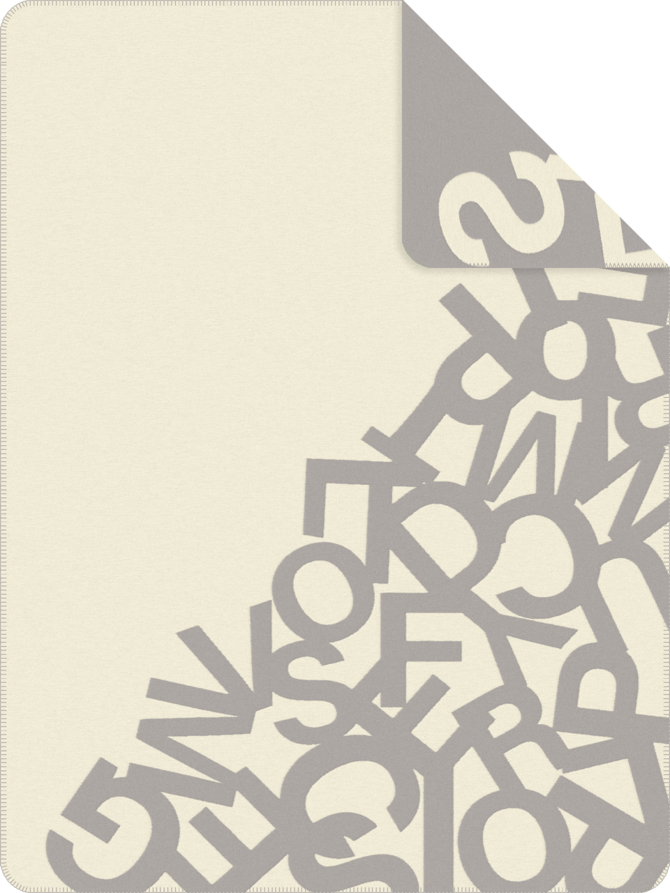 s.Oliver Wohndecke 150x200cm weiß/grau, Baumwolle