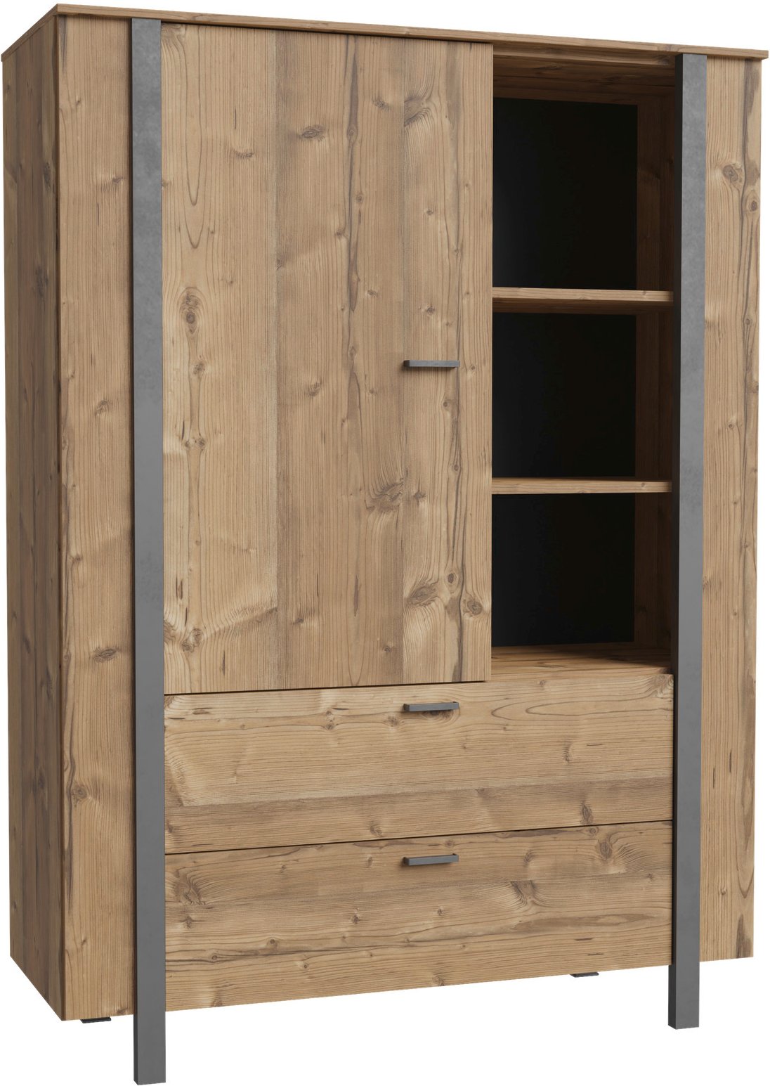 Hom´in Highboard MANHATTAN, Holznachbildung