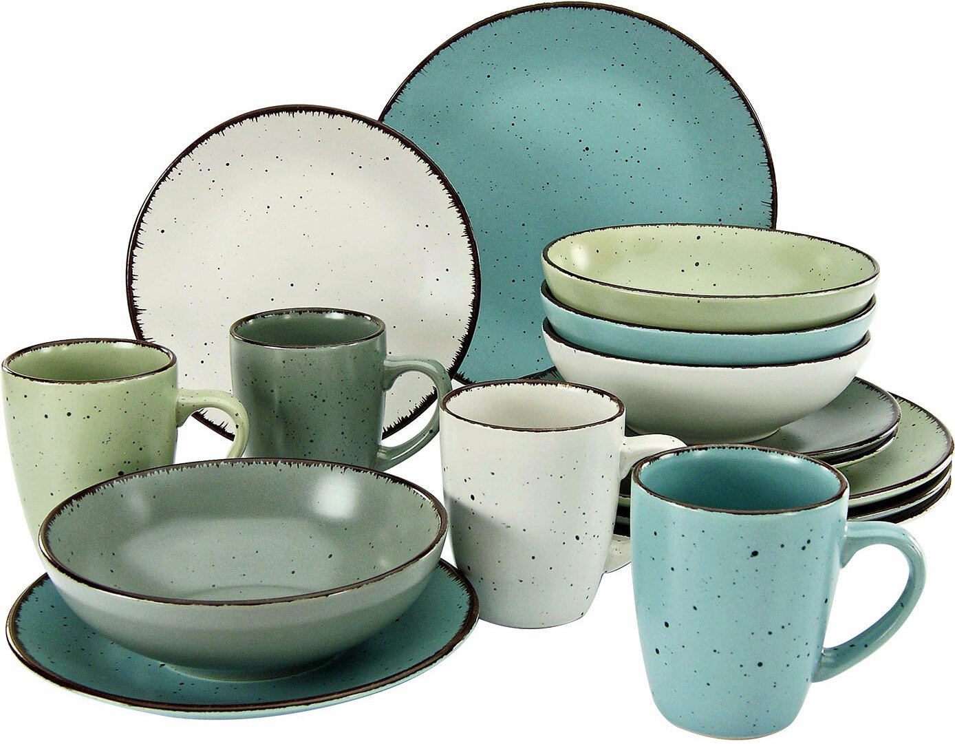 Creatable Kombiservice 16-tlg. FASHION, Steinzeug