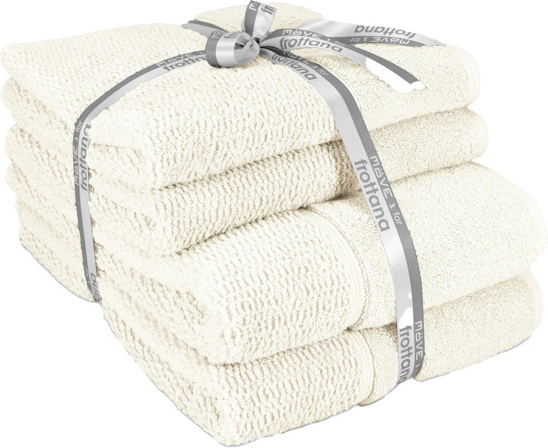 Frottana Handtuchset 4-tlg. PEARL, Baumwolle