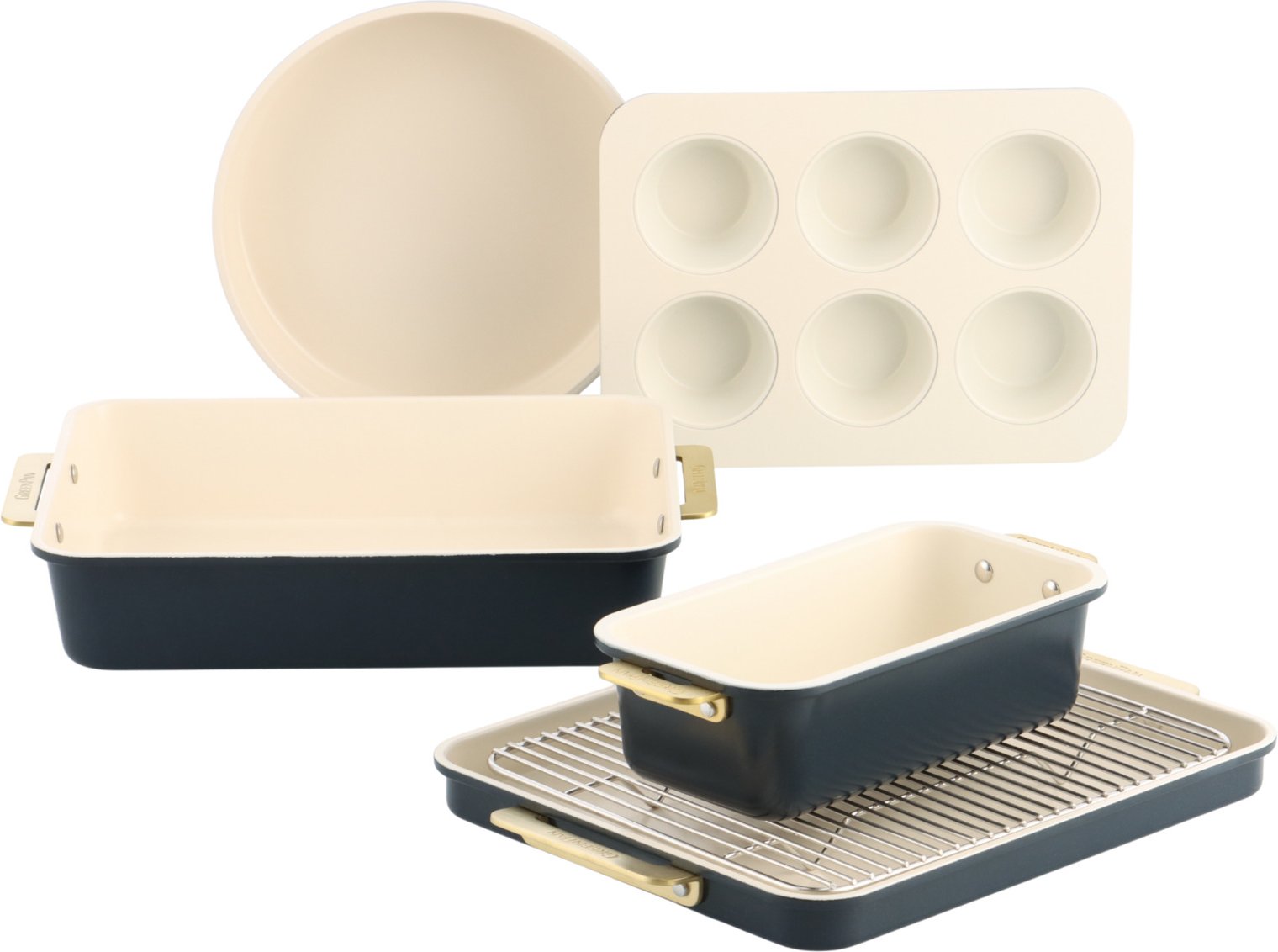 GreenPan Backformen Set 6-tlg. PADOVA, Aluminium