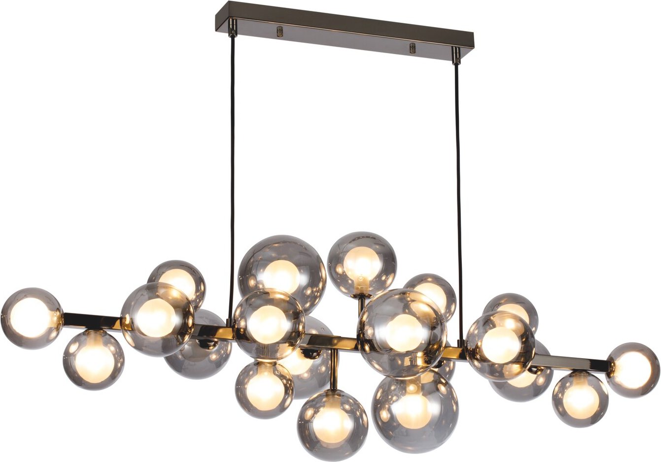 Dieter Knoll Hängeleuchte, schwarz, Metall