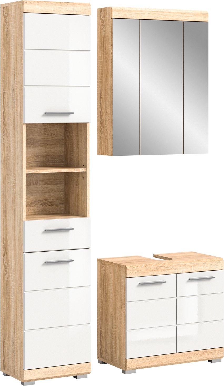 MID.YOU Badkombination LAMBADA, Holznachbildung