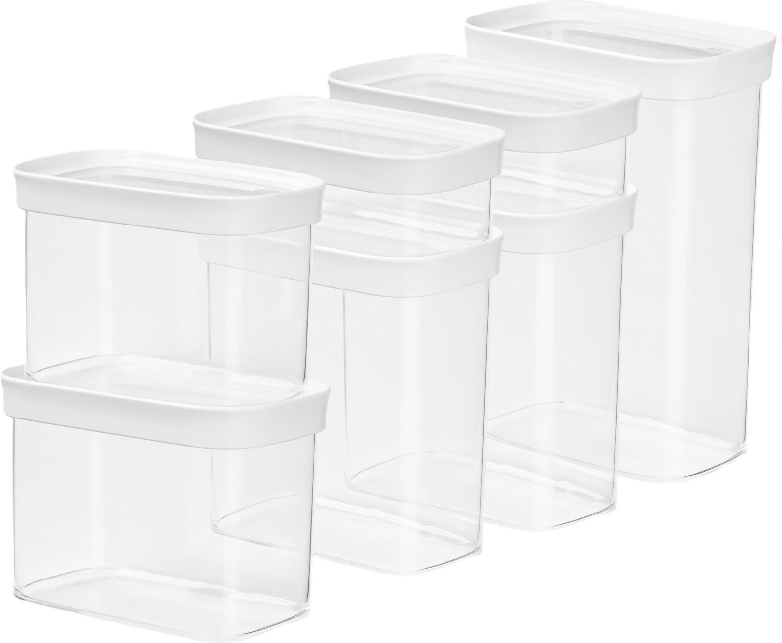 Emsa Vorratsdosenset 7-tlg. OPTIMA, Kunststoff