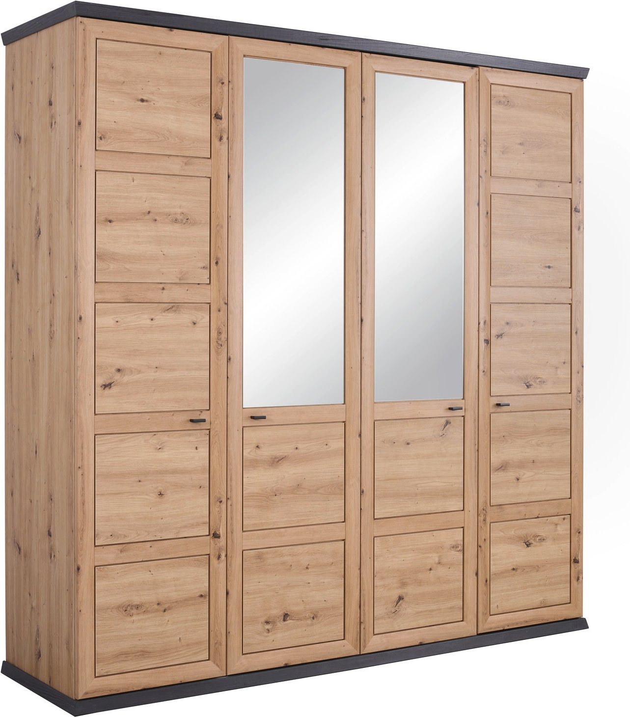 Thumbnail - Hom´in Drehtürenschrank 4-türig BENTON, Holznachbildung