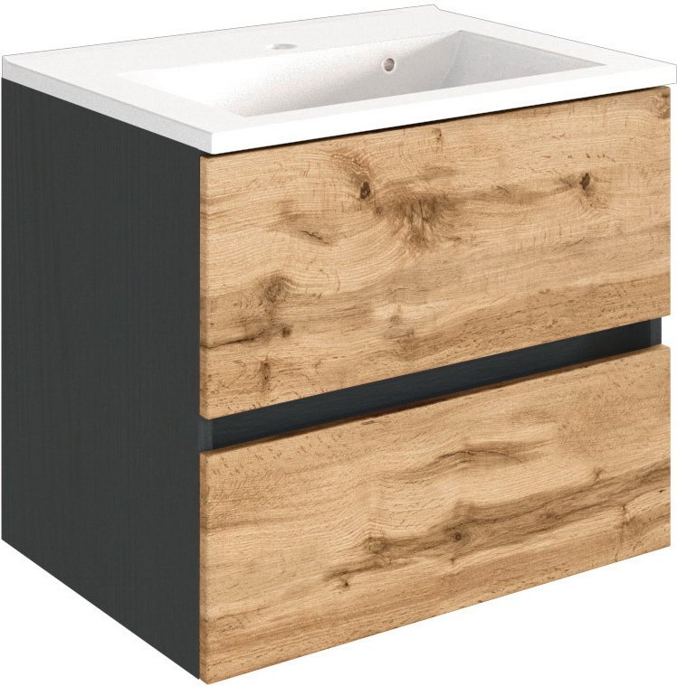 XORA Waschplatz LUCCA, Holznachbildung