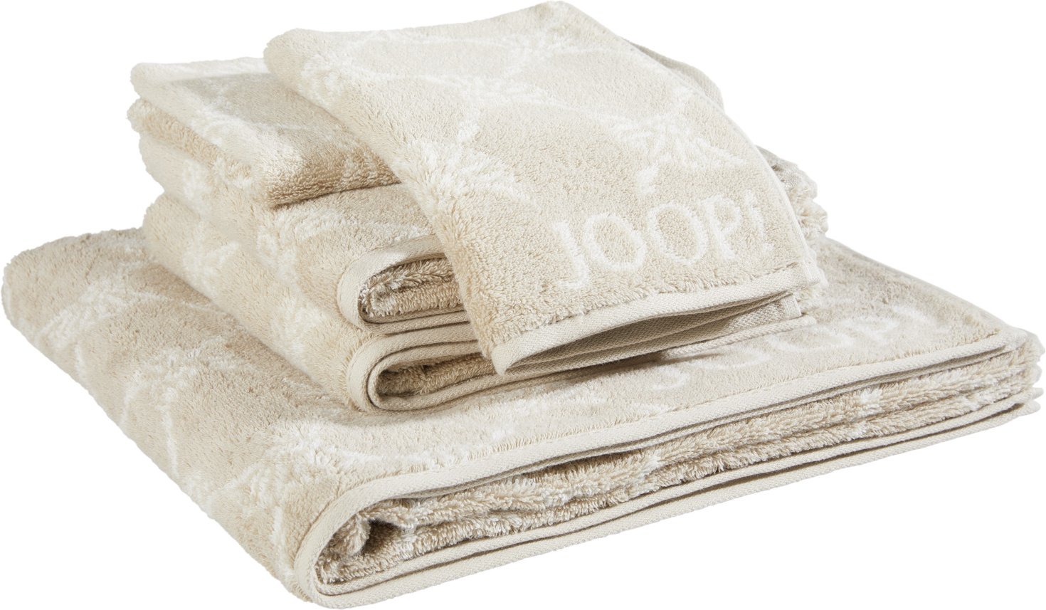 JOOP! Frottierset 5-teilig CORNFLOWER, Baumwolle