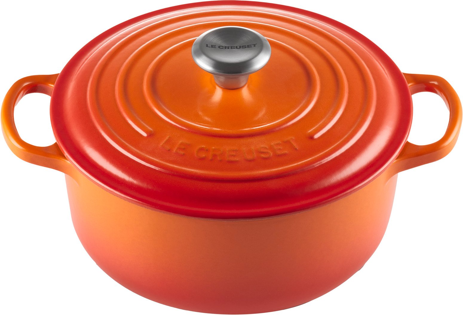 Thumbnail - LE CREUSET Bräter Rund 28cm Ofenrot SIGNATURE, Gusseisen