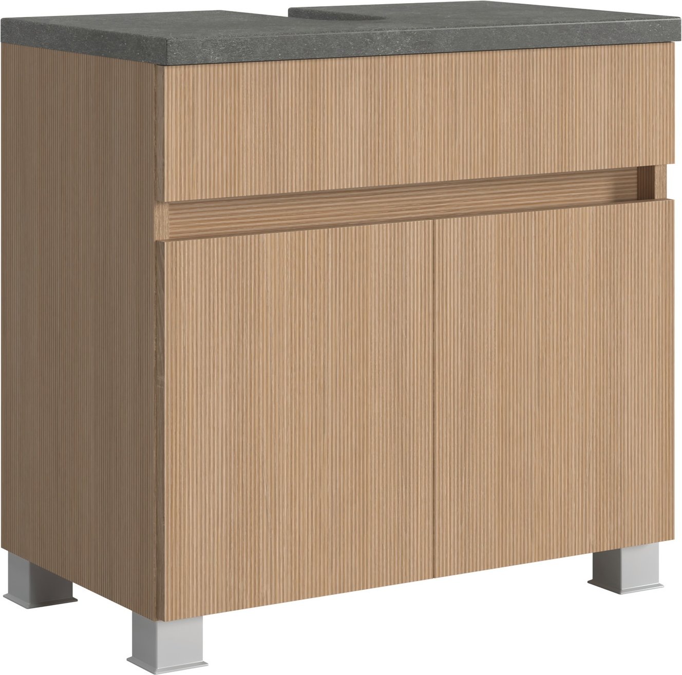 XORA Waschbeckenunterschrank TOULON, Holznachbildung