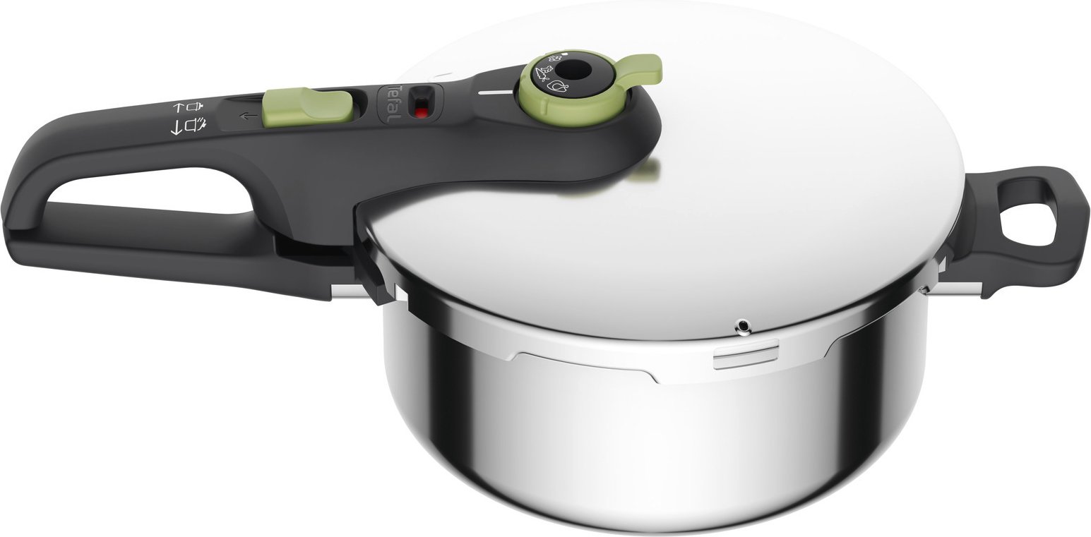 Tefal Schnellkochtopf 4L SECURE TRENDY, Edelstahl