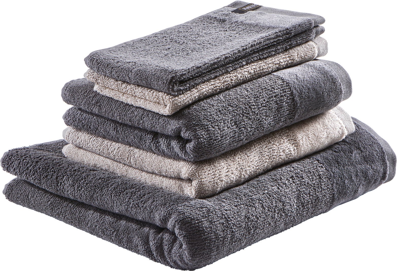 Schöner Wohnen Handtuchset 5-tlg. SENSE, Baumwolle
