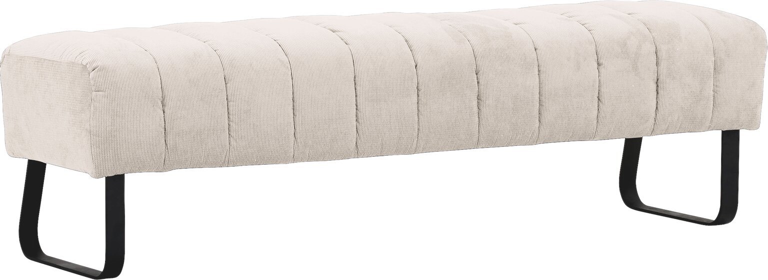 Novel 2er-Sitzbank LAILA, beige, Cord