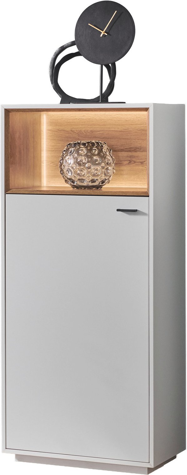 Thumbnail - Zurbrüggen Highboard-Vitrine CORUNA, Holznachbildung