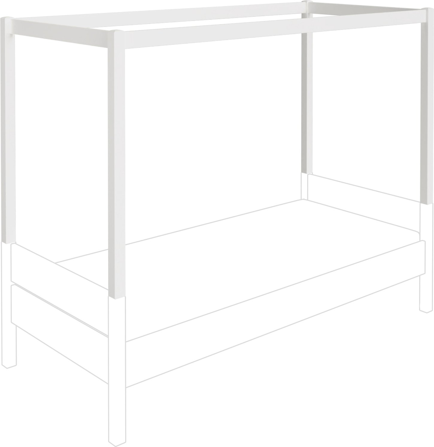 Paidi Baldachinaufbau für Liege TIAGO, Massivholz