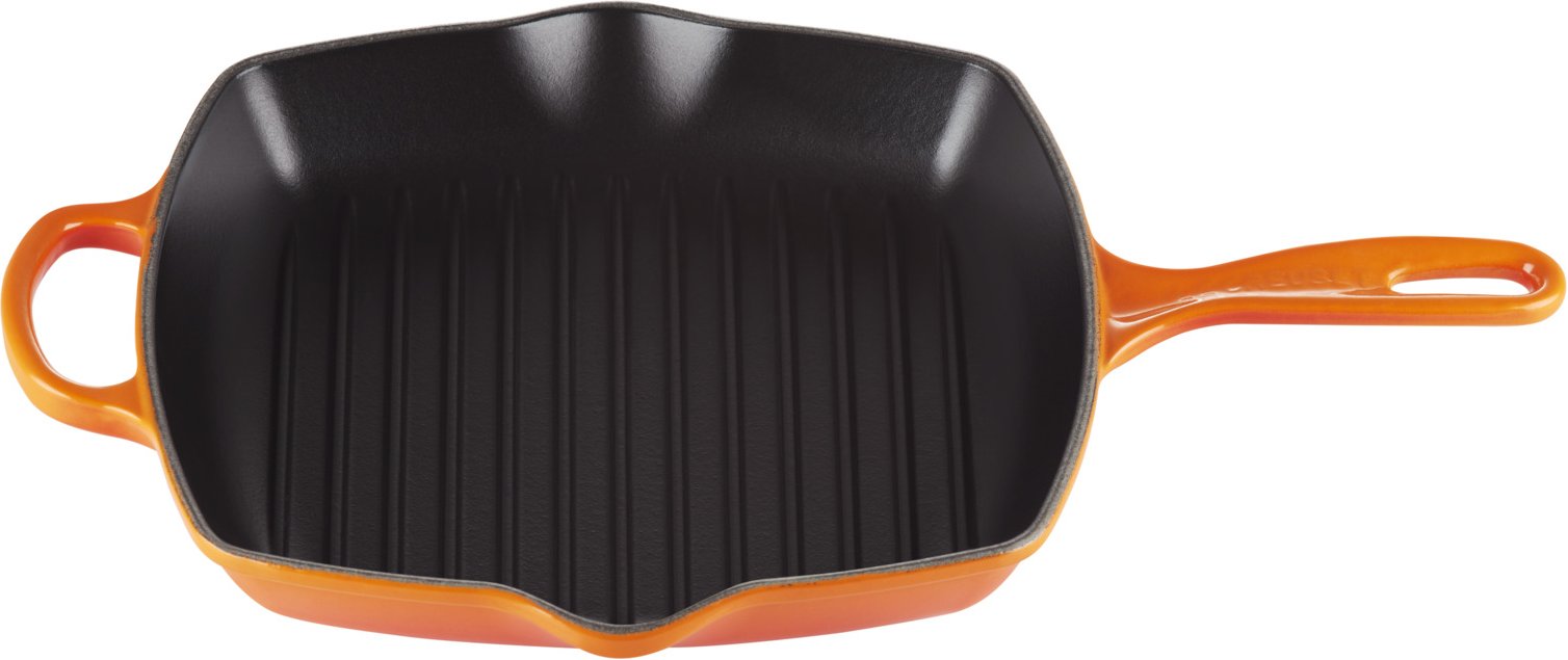 LE CREUSET Grillpfanne 26cm Ofenrot SIGNATURE, Gusseisen