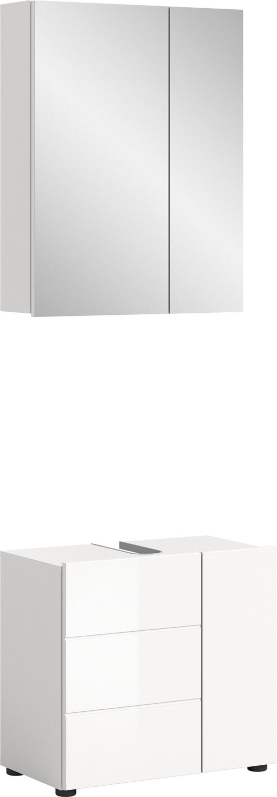 MID.YOU Badkombination VIRA, Holznachbildung