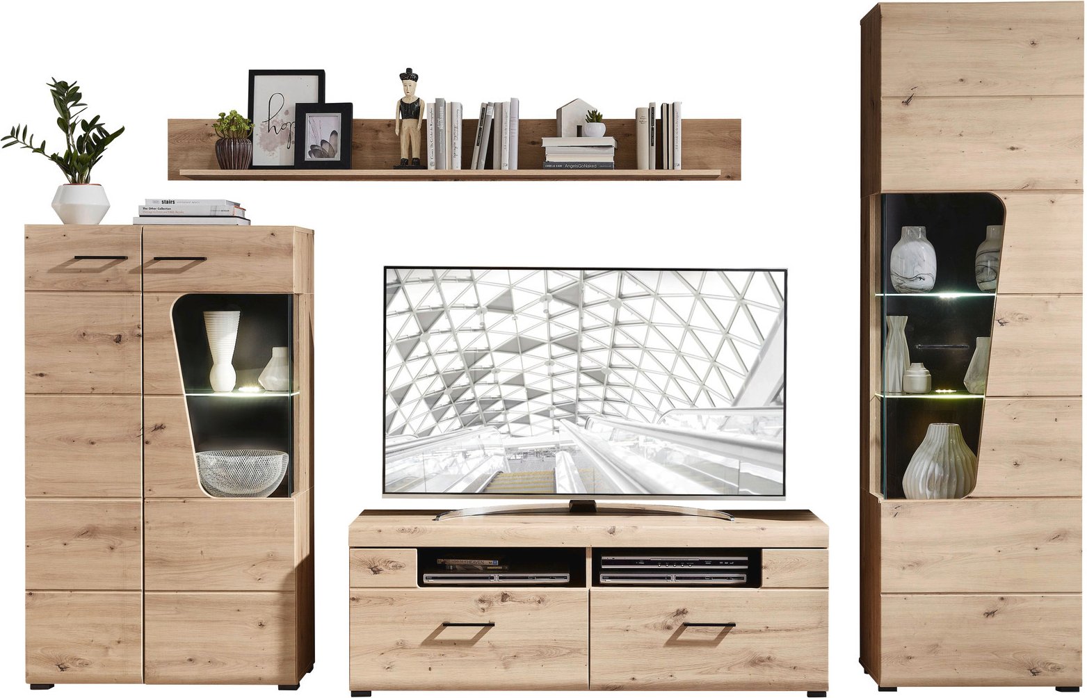 Z2 Wohnwand FUNNY PLUS, Holznachbildung