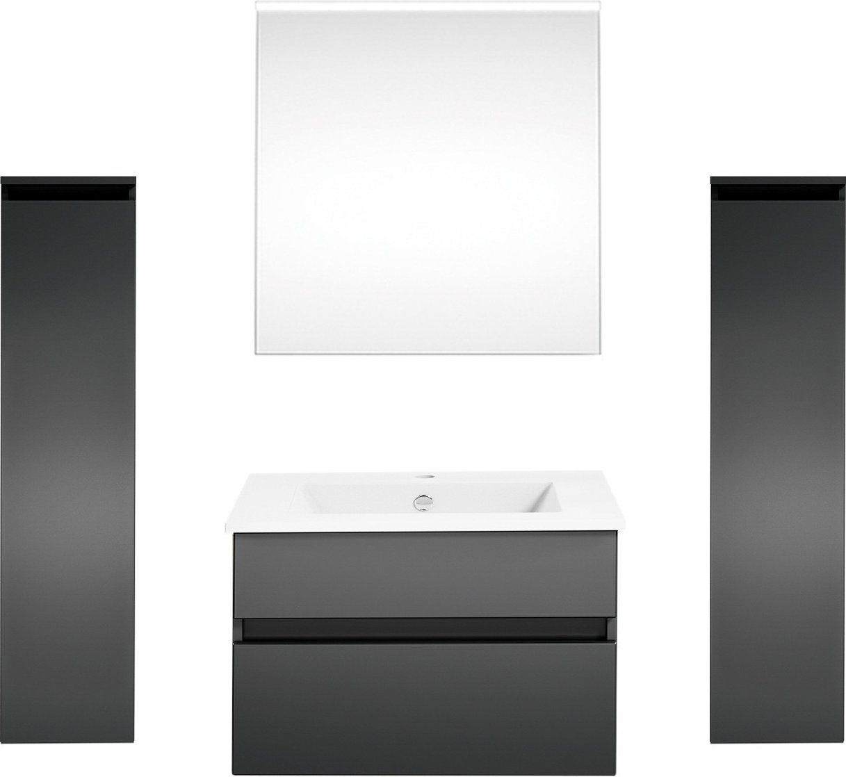 Puris Badkombination GET2YOU 21, Holznachbildung