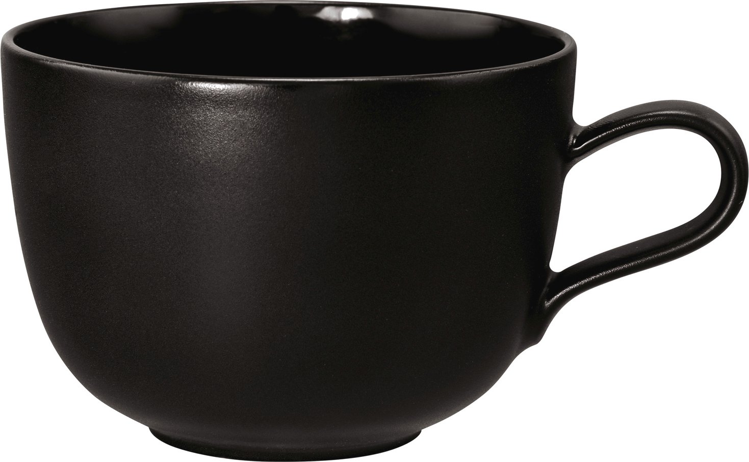 Seltmann Weiden Milchkaffeetasse LIBERTY BLACK, Porzellan