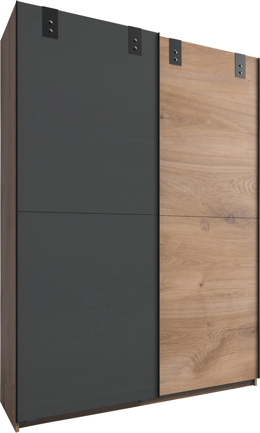 Z2 Schwebetürenschrank 2trg. CARDIFF, Holznachbildung