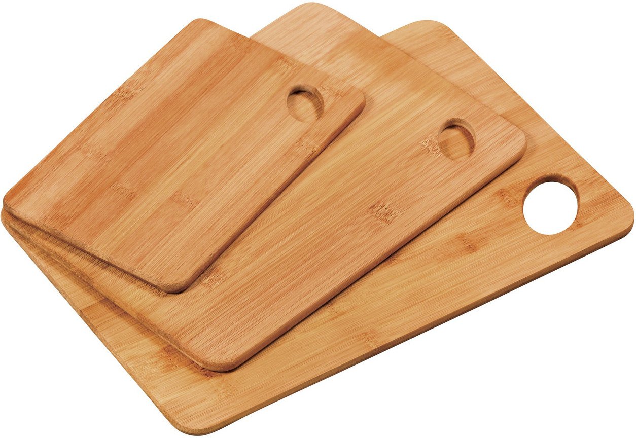 Kesper Schneidebrett 3er-Set, Edelstahl